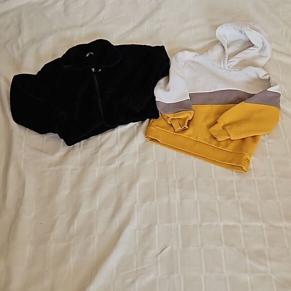 The North Face & Zara Girl's Bundle Fleece Zip-Up & Hoodie Sweater  Jacket 7/8 - Picture 16 of 16
